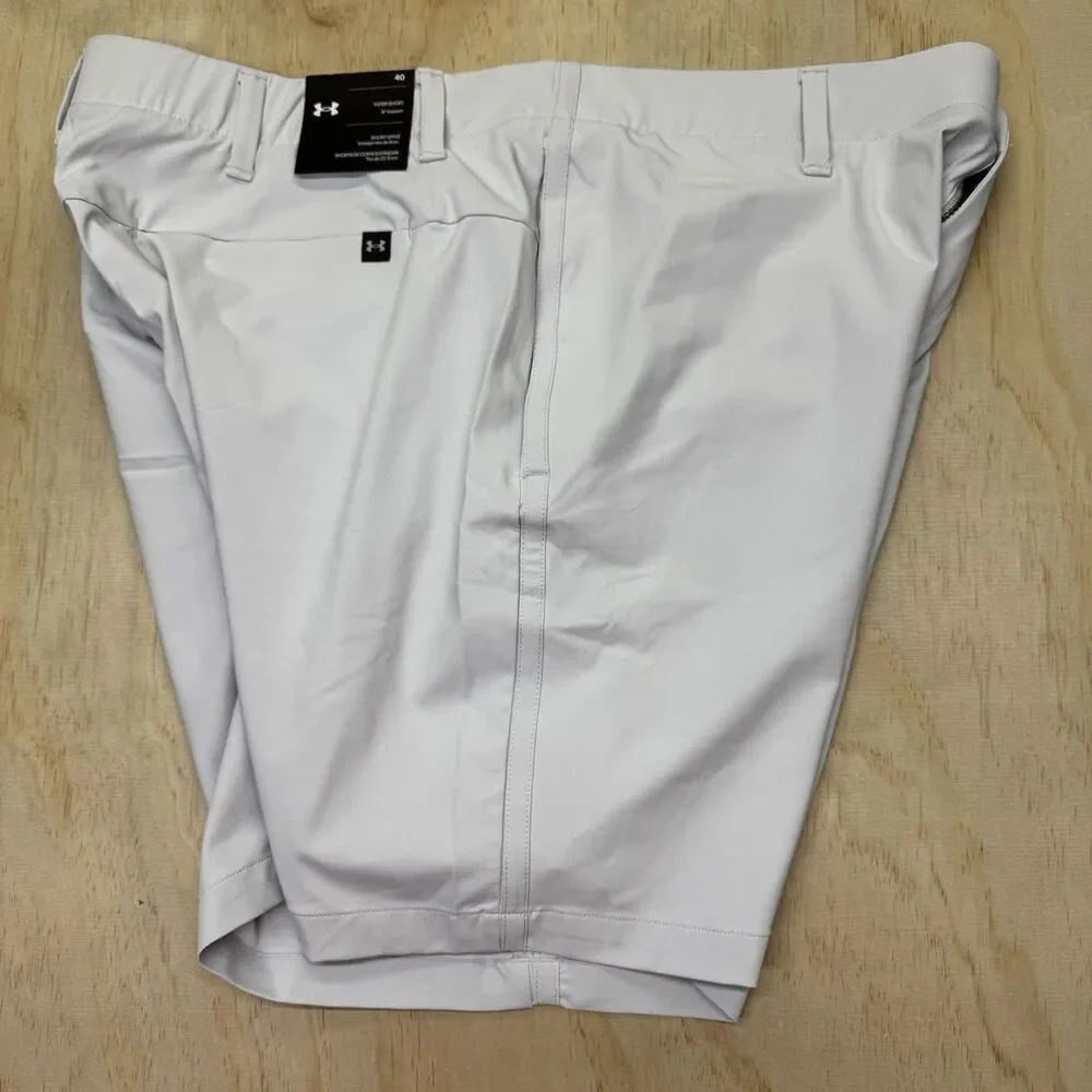 NEW Under Armour UA Iso-Chill Shorts Golf Mens Light Gray sz 40